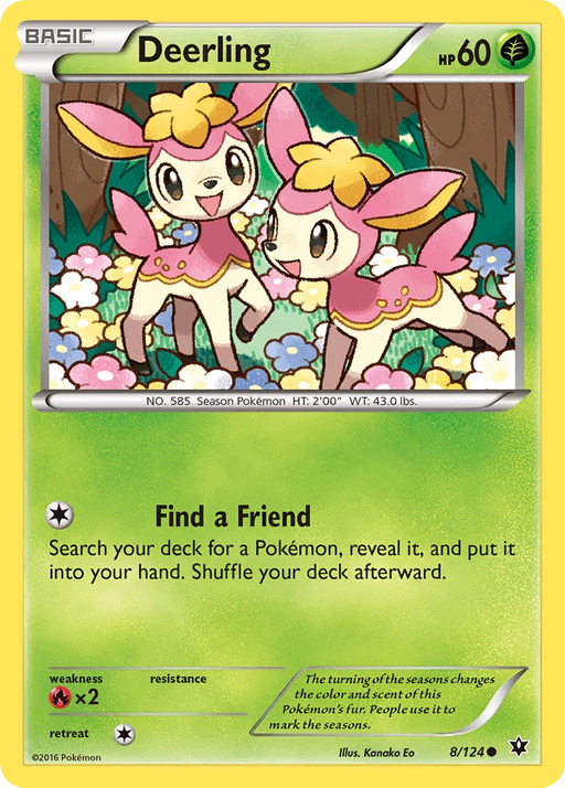 Deerling (8/124) [XY: Fates Collide] - for just $0.20! 