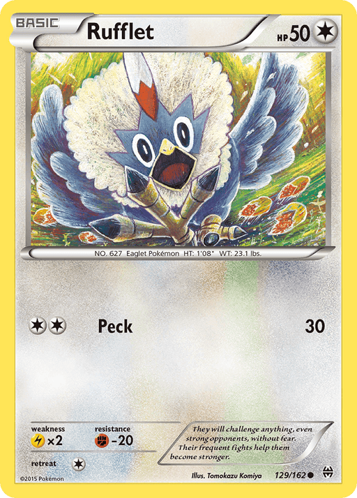 Rufflet (129/162) [XY: BREAKthrough] - for just $0.10! 