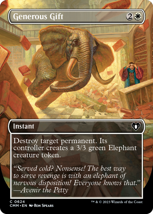 Generous Gift (CMM-624) - Commander Masters (Borderless) - for just $0.35! 