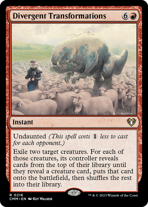 Divergent Transformations (CMM-216) - Commander Masters - for just $0.11! 