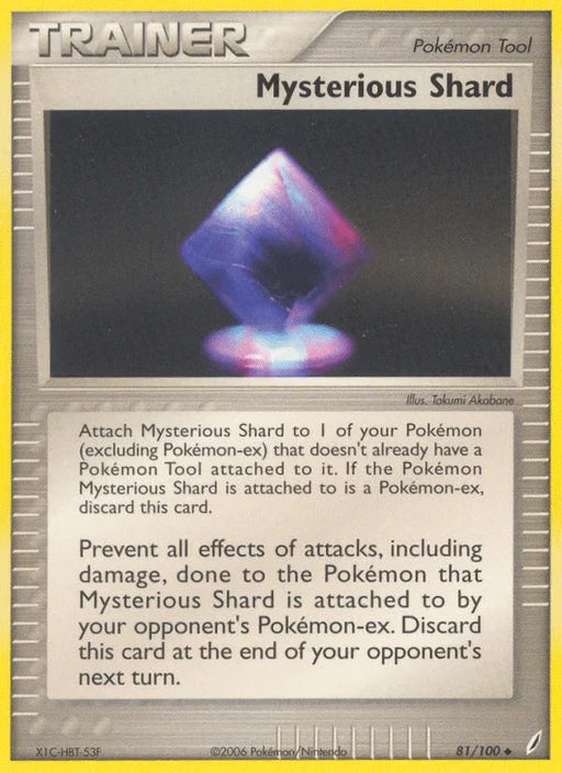 Mysterious Shard (81/100) [EX: Crystal Guardians] - for just $0.30! 