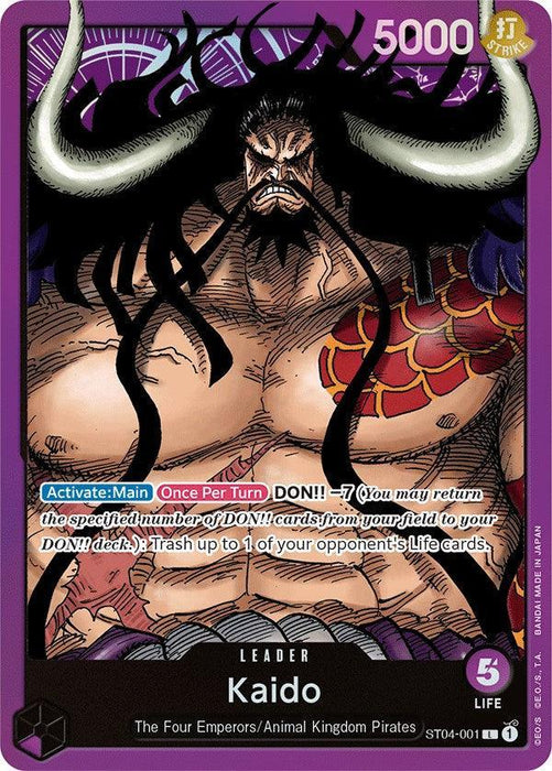Kaido (001) [Starter Deck: Animal Kingdom Pirates] - for just $0.15! 