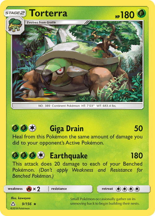 Torterra (9/156) [Sun & Moon: Ultra Prism] - for just $0.70! 