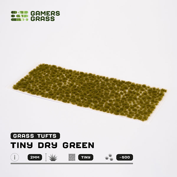 Gamers Grass Tufts: Dry Green- Tiny - for just $8.45! 