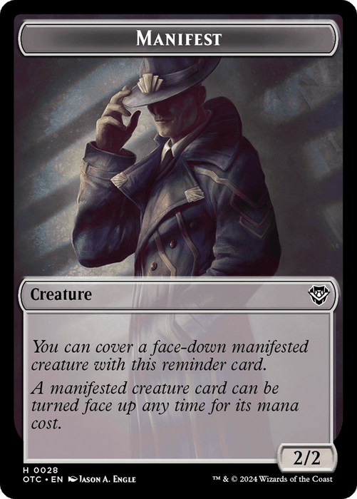 Eldrazi Scion // Manifest Double-Sided Token [Outlaws of Thunder Junction Commander Tokens] - for just $0.10! 