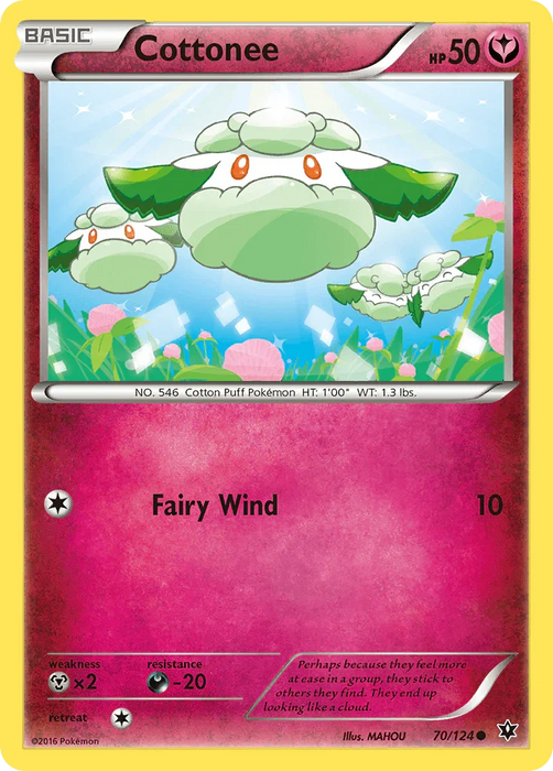 Cottonee (70/124) [XY: Fates Collide] - for just $0.10! 