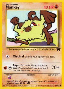 Mankey (61/82) [Team Rocket Unlimited] - for just $0.25! 