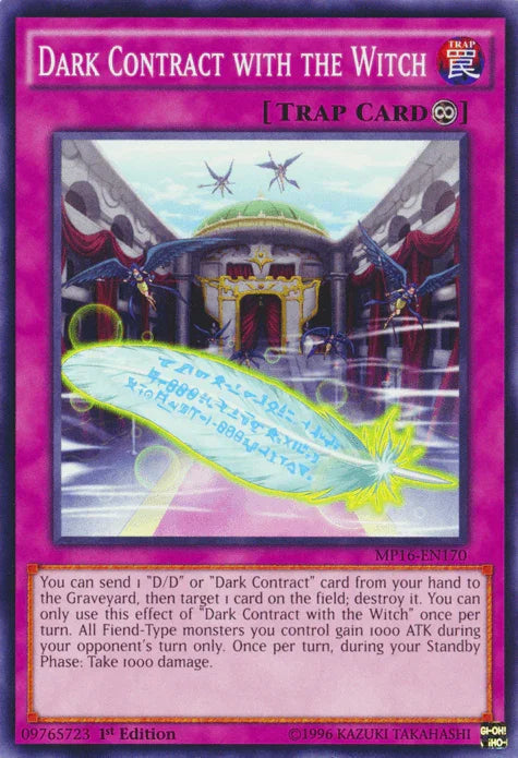 Dark Contract with the Witch [MP16-EN170] Common - for just $0.10! 