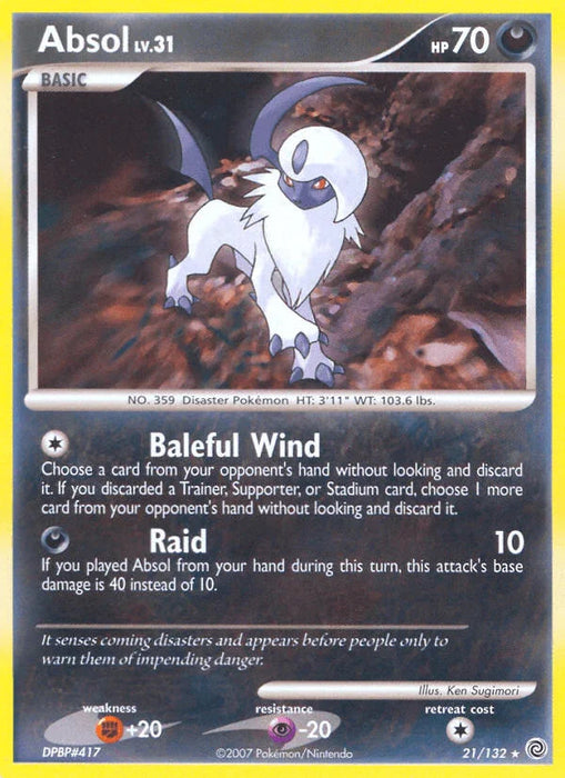 Absol (21/132) [Diamond & Pearl: Secret Wonders] - for just $3.10! 
