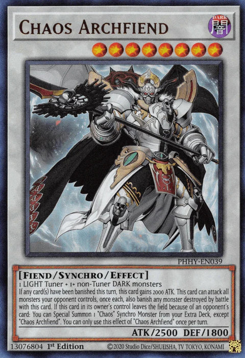 Chaos Archfiend [PHHY-EN039] Ultra Rare - for just $2.10! 