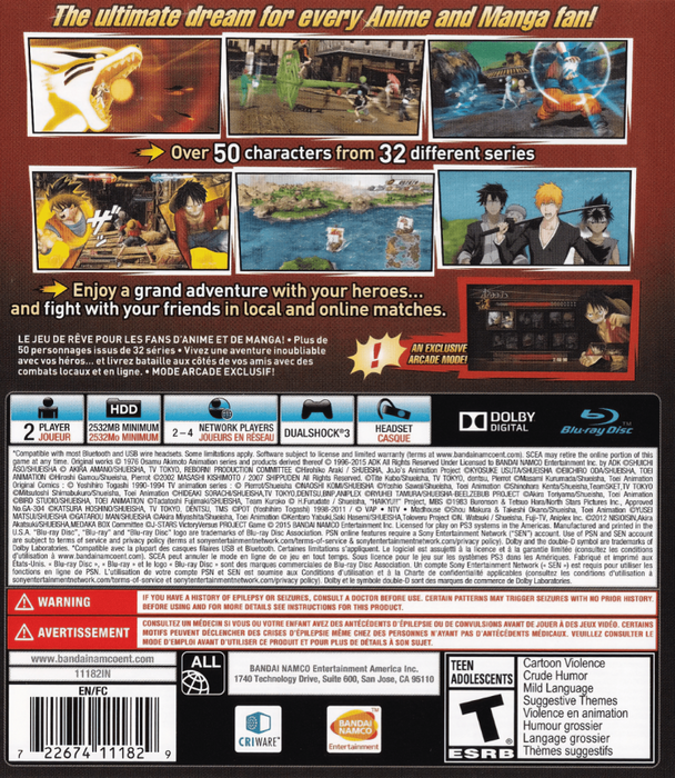 J-Stars Victory VS+ – PlayStation 3 (PS3) - for just $17.99! 