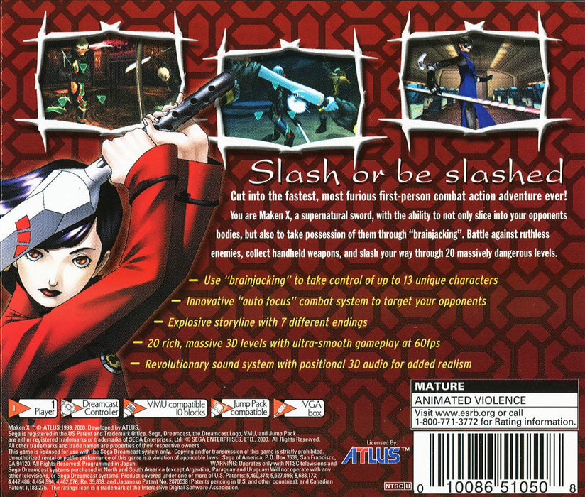 Maken X – Sega Dreamcast (DC) - for just $0! 