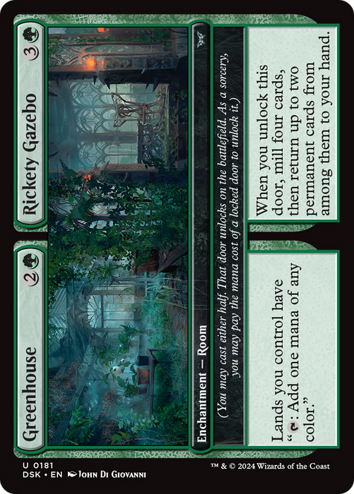 Greenhouse // Rickety Gazebo (DSK-181) - Duskmourn: House of Horror Foil - for just $0.08! 