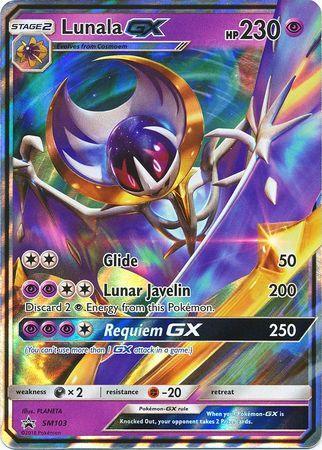 Lunala GX (SM103) (Jumbo Card) [Sun & Moon: Black Star Promos] - for just $8! 