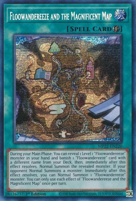 Floowandereeze and the Magnificent Map [MP22-EN220] Prismatic Secret Rare - for just $0.15! 