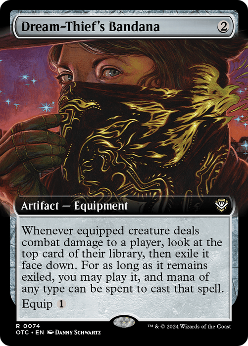 Dream-Thief's Bandana (OTC-074) - Outlaws of Thunder Junction Commander: (Extended Art) - for just $0.31! 