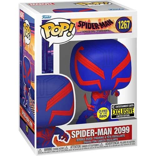 Spider-Man: Across the Spider-Verse Spider-Man 2099 Glow-in-the-Dark Pop! - Entertainment Earth Excl. - for just $14.99! 