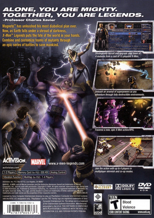 X-Men Legends – PlayStation 2 (PS2) - for just $11.99! 