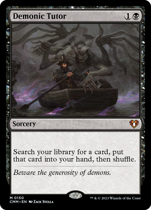 Demonic Tutor (CMM-150) - Commander Masters - for just $21.46! 