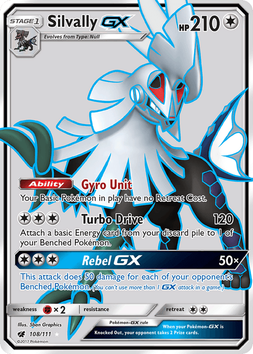 Silvally GX (108/111) [Sun & Moon: Crimson Invasion] - for just $1.50! 