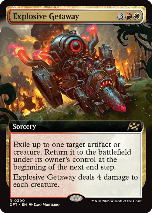 Explosive Getaway (DFT-390) - Aetherdrift: (Extended Art) - for just $0.04! 