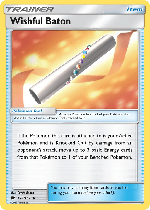 Wishful Baton (128/147) [Sun & Moon: Burning Shadows] - for just $0.15! 