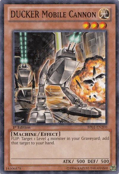 DUCKER Mobile Cannon [BP01-EN200] Starfoil Rare - for just $0.10! 