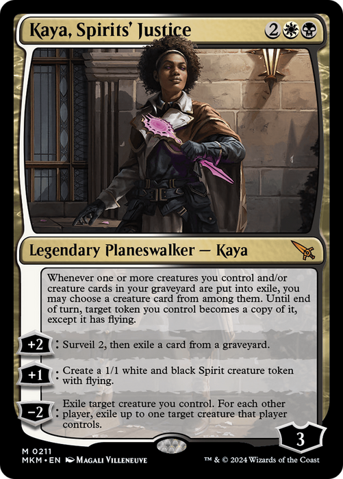 Kaya, Spirits' Justice (MKM-211) - Murders at Karlov Manor - for just $0.10! 