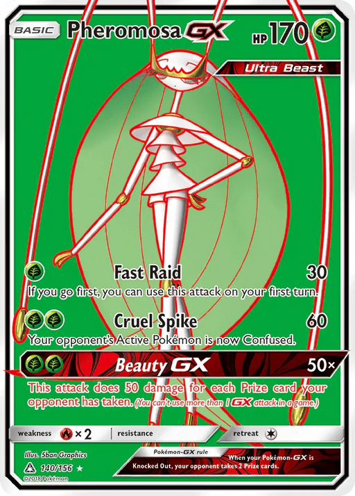 Pheromosa GX (140/156) [Sun & Moon: Ultra Prism] - for just $8.50! 