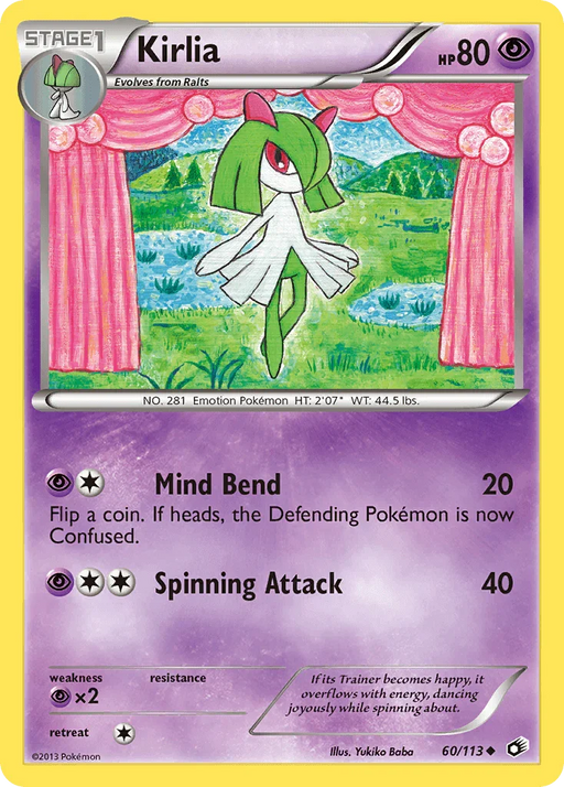 Kirlia (60/113) [Black & White: Legendary Treasures] - for just $0.30! 