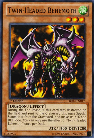 Twin-Headed Behemoth [BP02-EN017] Mosaic Rare - for just $0.10! 