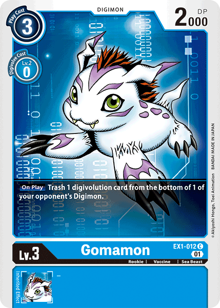 Gomamon [EX1-012] [Classic Collection] - Just $0.09! Shop now at Retro Gaming of Denver