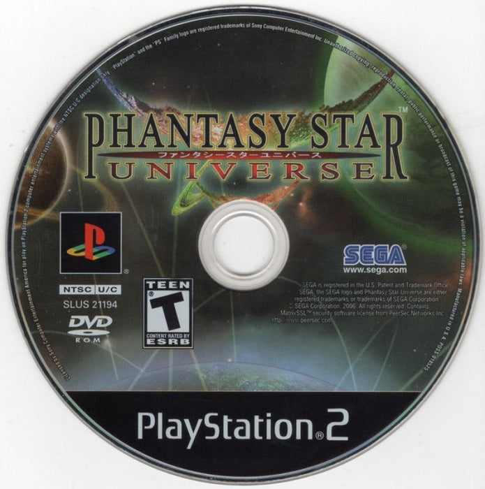 Phantasy Star Universe – PlayStation 2 (PS2) - for just $0! 