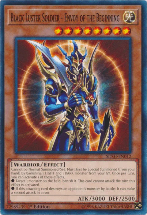 Black Luster Soldier - Envoy of the Beginning [SDSH-EN012] Common - for just $0.25! 