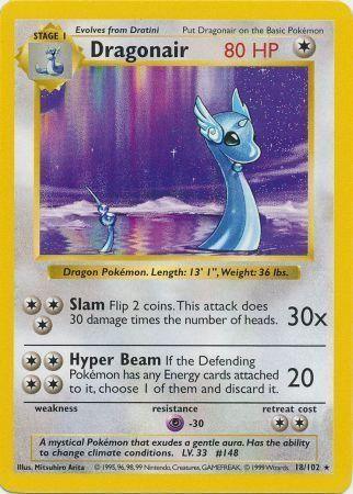 Dragonair (18/102) [Base Set Shadowless Unlimited] - for just $19.50! 