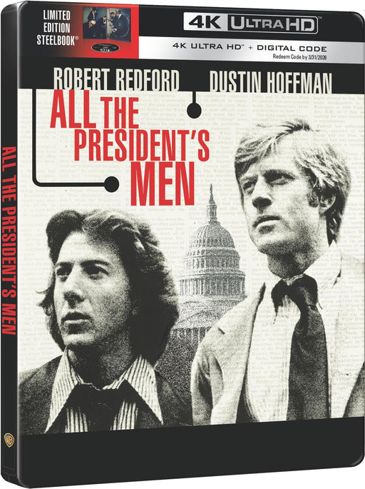 All the President’s Men - Limited Edition Steelbook (4K Ultra HD + Blu-ray + Digital) - for just $52.99! 