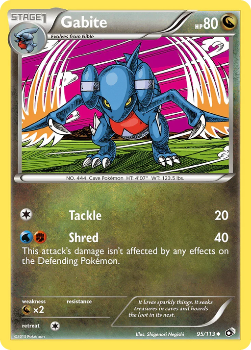 Gabite (95/113) [Black & White: Legendary Treasures] - for just $0.25! 