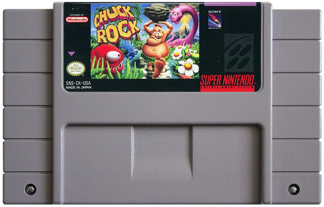 Chuck Rock – Super Nintendo Entertainment System (SNES) - for just $13.99! 