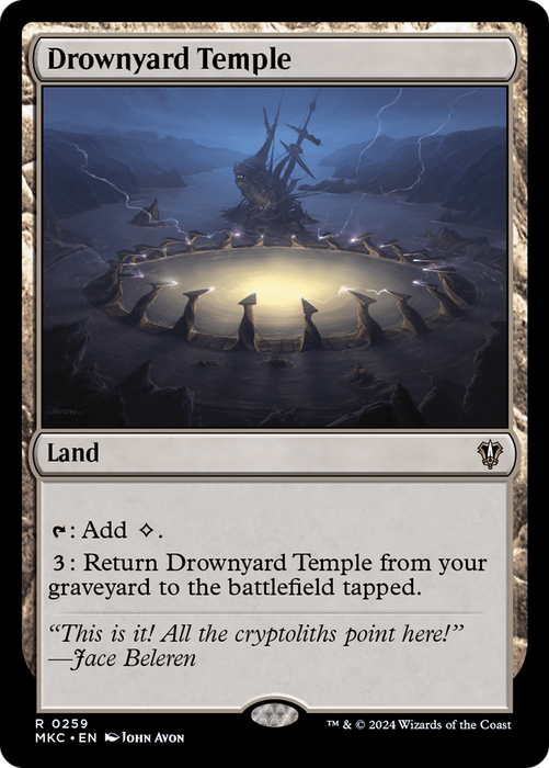 Drownyard Temple (MKC-259) - Murders at Karlov Manor Commander - for just $0.06! 