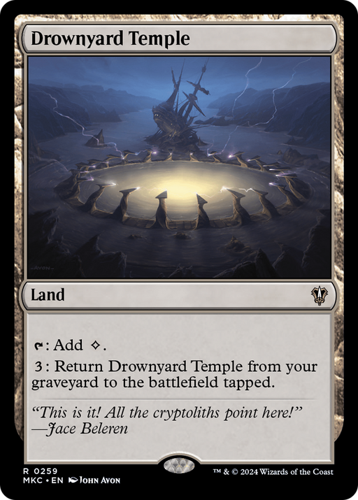 Drownyard Temple (MKC-259) - Murders at Karlov Manor Commander - for just $0.06! 