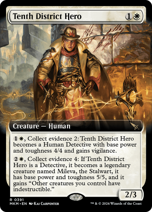 Tenth District Hero (MKM-391) - Murders at Karlov Manor: (Extended Art) - for just $0.03! 