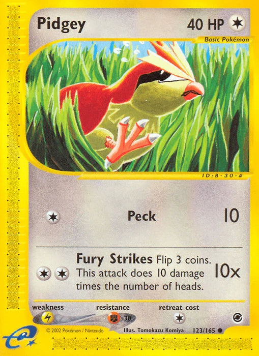 Pidgey (123/165) [Expedition: Base Set] - for just $2.95! 