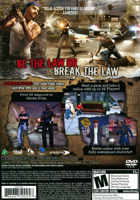 25 to Life – PlayStation 2 (PS2) - for just $18.99! 