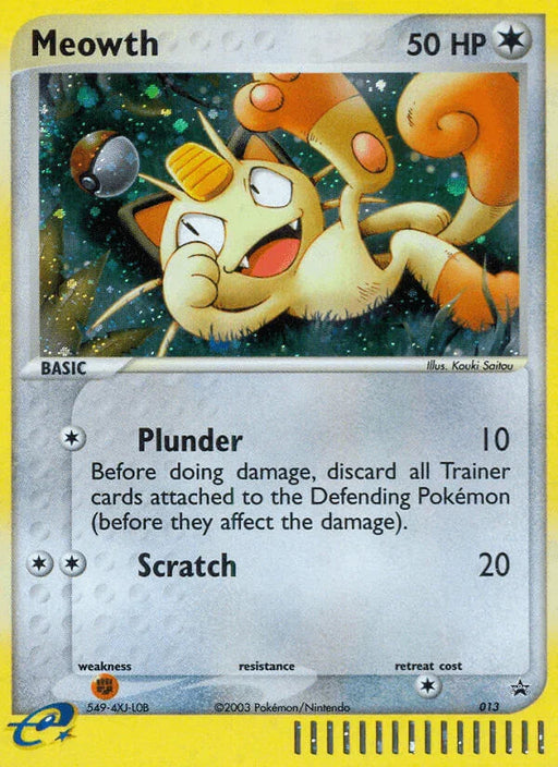 Meowth (013) [Nintendo: Black Star Promos] - for just $16.45! 