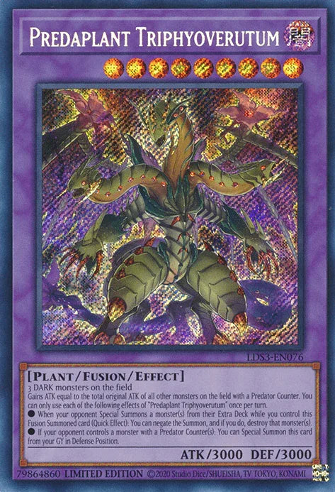Predaplant Triphyoverutum [LDS3-EN076] Secret Rare - for just $1.85! 