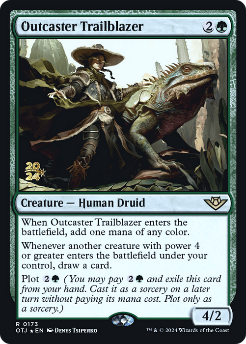 Outcaster Trailblazer (PRE-173) - Outlaws of Thunder Junction Promos Foil - for just $0.52! 