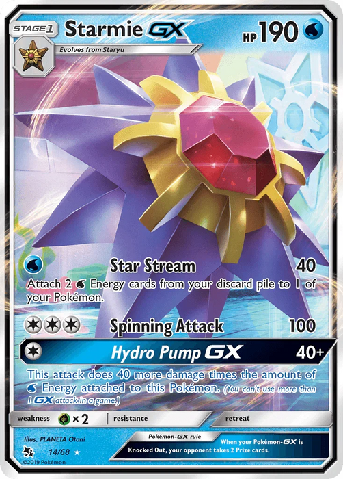 Starmie GX (14/68) [Sun & Moon: Hidden Fates] - for just $0.90! 