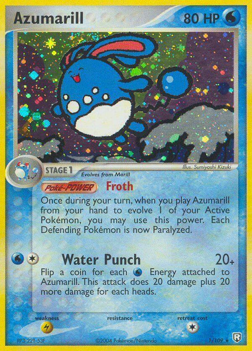 Azumarill (1/109) (Theme Deck Exclusive) [EX: Team Rocket Returns] - for just $1.75! 