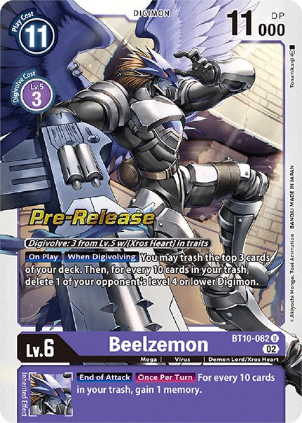 Beelzemon [BT10-082] [Xros Encounter Pre-Release Cards] - Just $0.35! Shop now at Retro Gaming of Denver