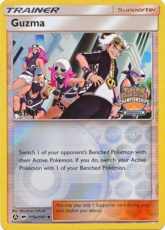 Guzma (115a/147) (Regional Championship Promo Staff) [Sun & Moon: Burning Shadows] - for just $16.70! 